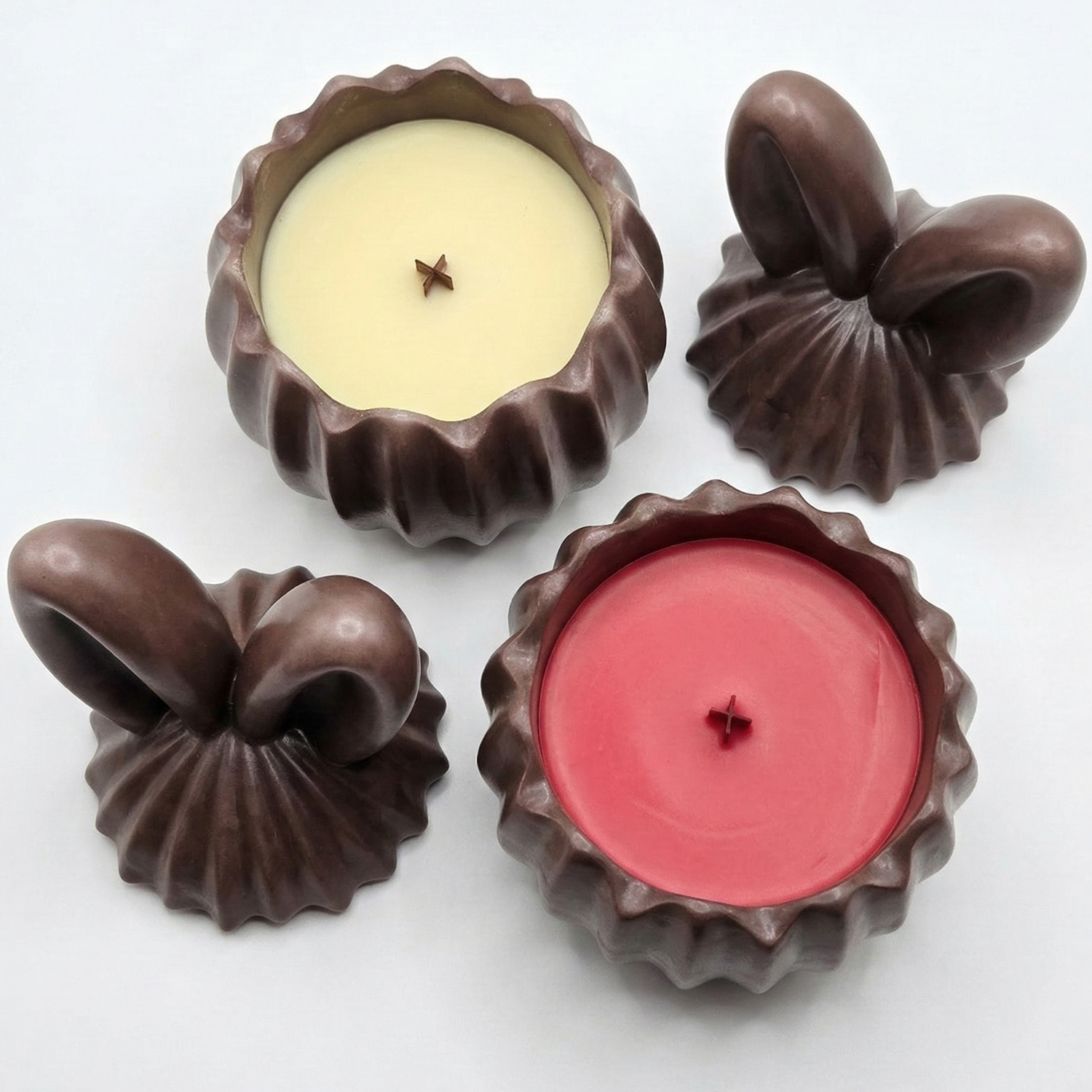 Candela Choco Coniglio - Marrone / Ciliegia, Mandorla