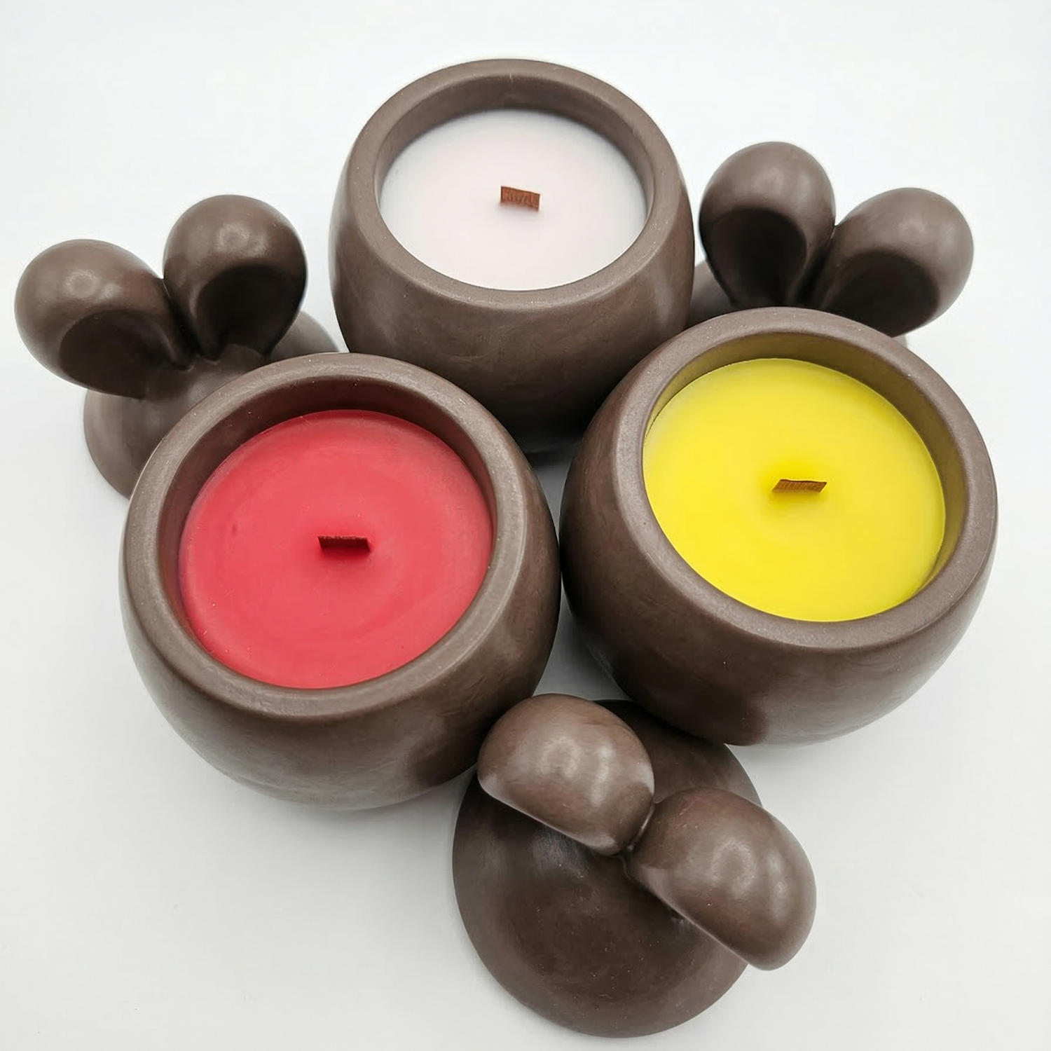 Candela Cioccolato Granella - Marrone / Vaniglia