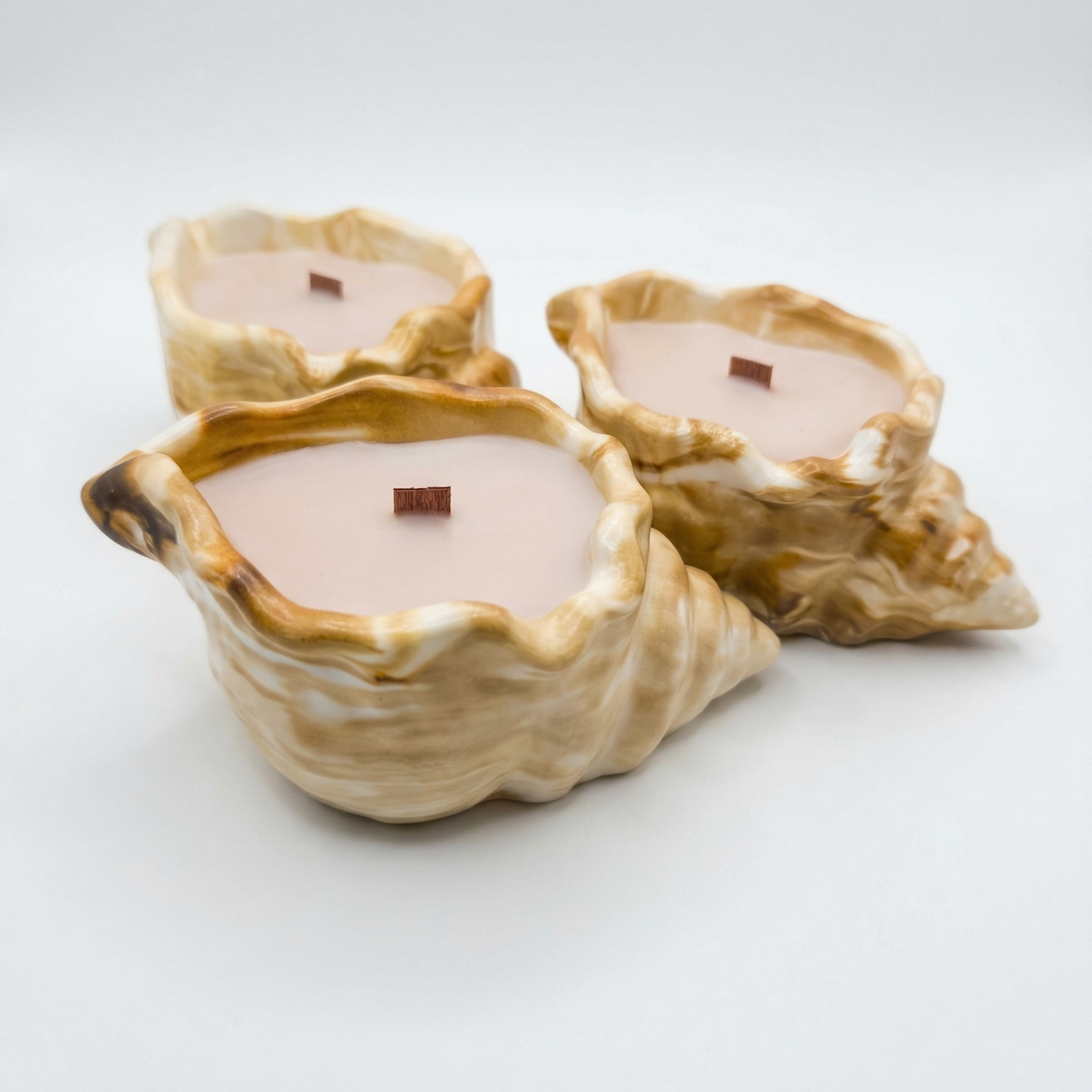 Candela Marea Rosa - Rosa / Bianca / Oro / Eucalipto, Canfora