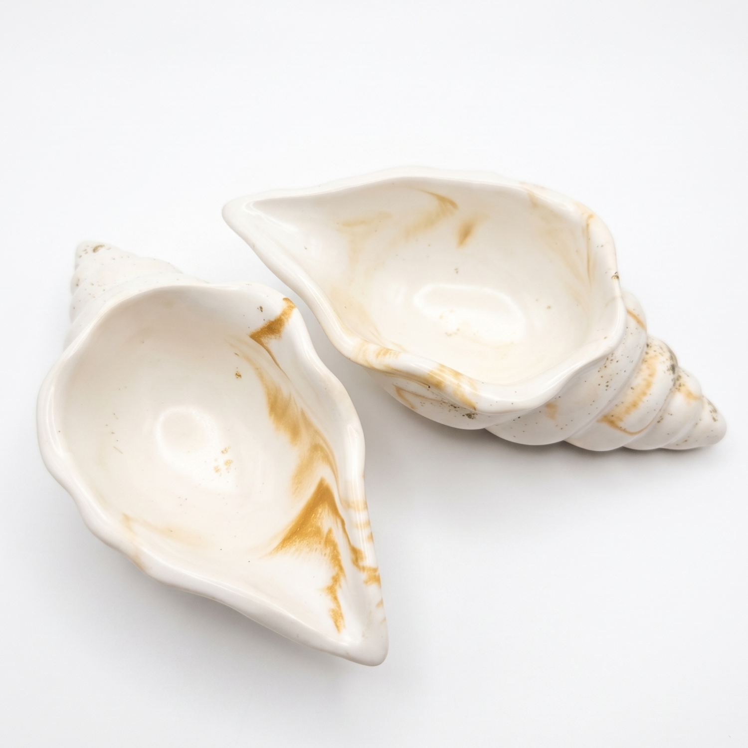 Contenitore Aura - Bianco / Oro
