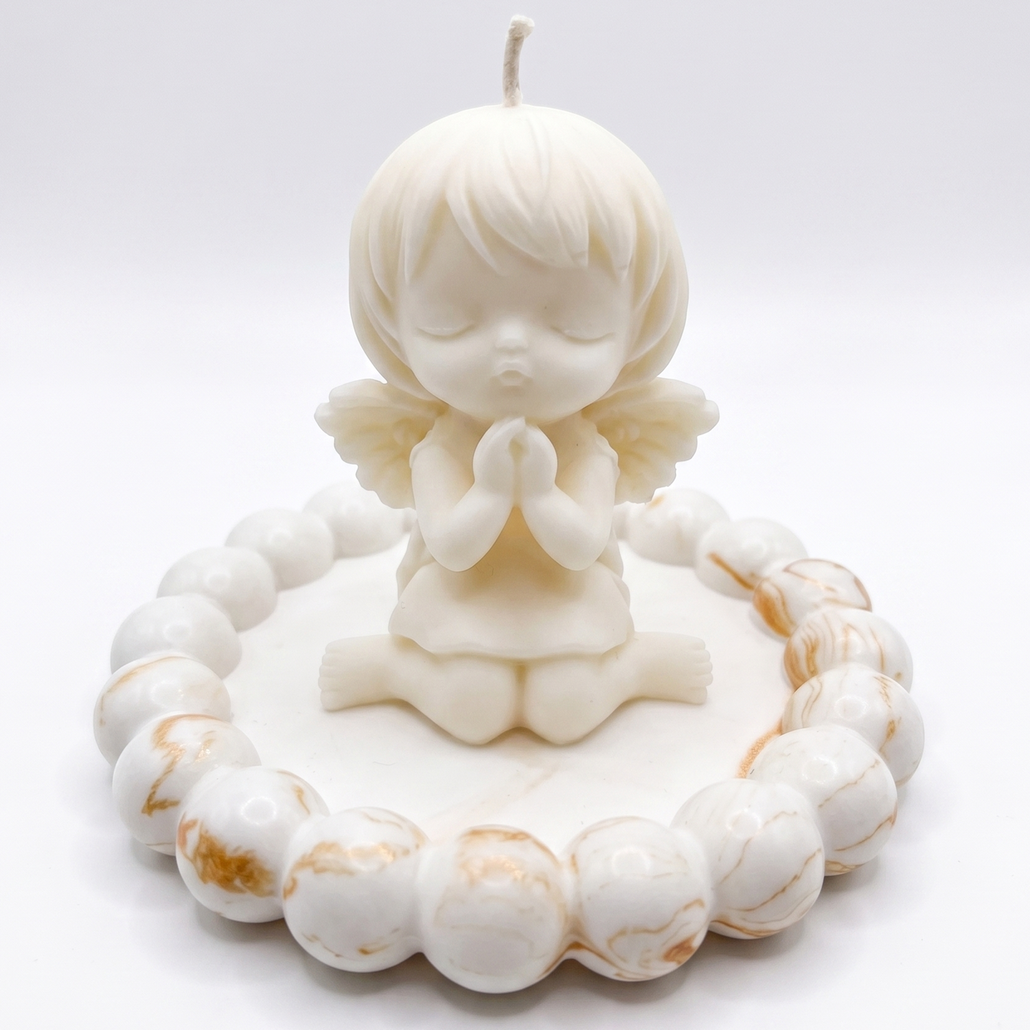 Vassoio design Perla - Bianco / Argento