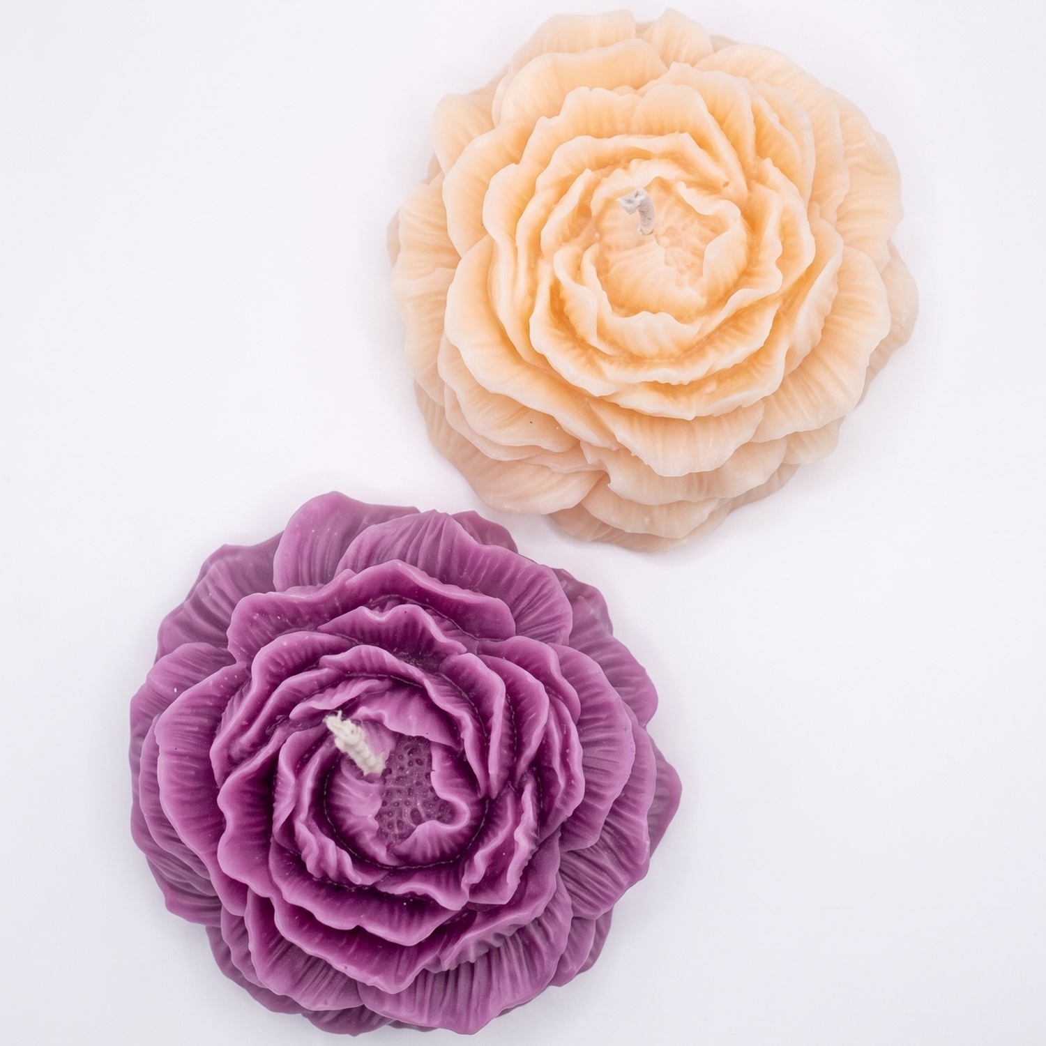 Candela Peonia - Arancione / Rosa / Ciliegia