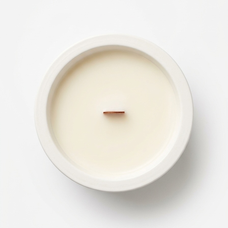 Candela Christmas Bauble Elegance - Bianca / Oro / Magia d'Inverno
