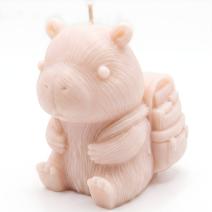 Candela Capibara con zaino - Rosa / Cocco