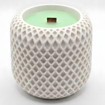 Candela Mosaico - Bianco / Neon Verde / Mela, Cannella