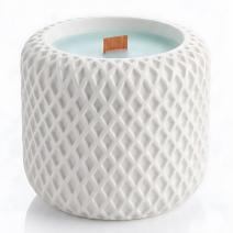 Candela Mosaico - Bianco / Azzurro Chiaro / Bambù, Cetriolo