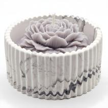 Candela Carrara - Peonia / Bianco / Argento / Lime, Mango