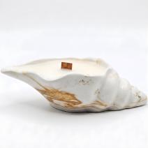Candela Aura - Bianca / Oro / Incenso