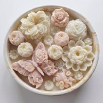 Candela Giardino - Bianco / Oro / Miele, Latte
