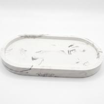 Vassoio design Classic - Bianco / Argento
