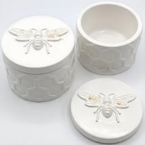 Contenitore Ape - Bianco / Oro