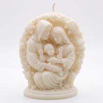 Candela Amore di Betlemme - Bianco / Cocco