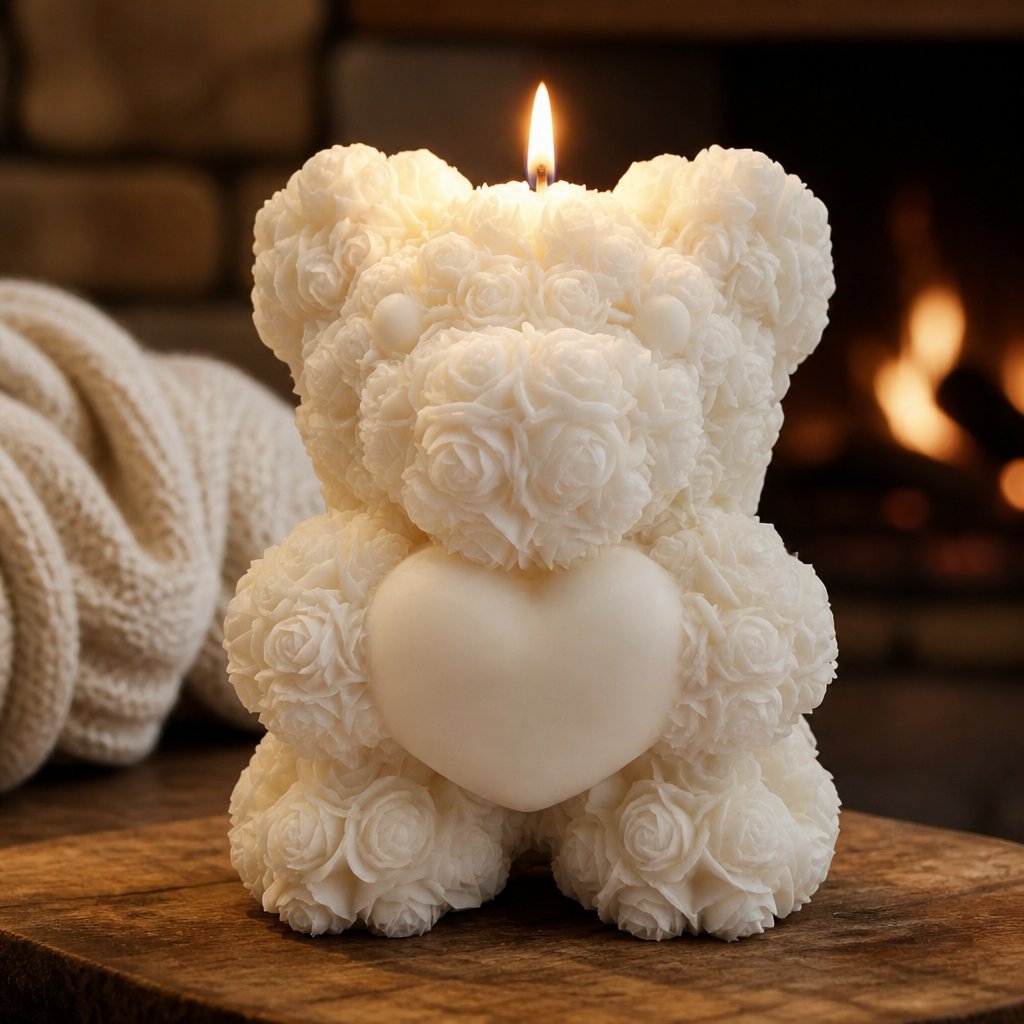 Candela Maxi Orsetto - Bianca / Cocco