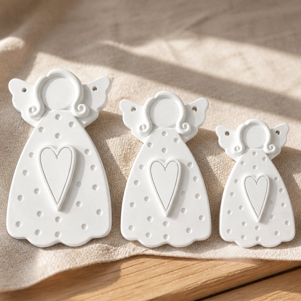 Set creativo di calchi Ricordo – 3 pezzi / Bianco
