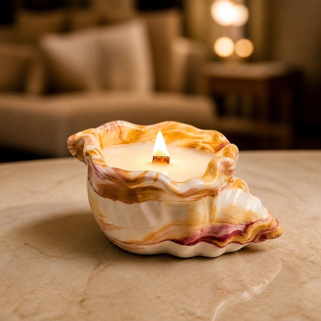 Candela Duna di sabbia - Sabbia / Nocciola, Cioccolato