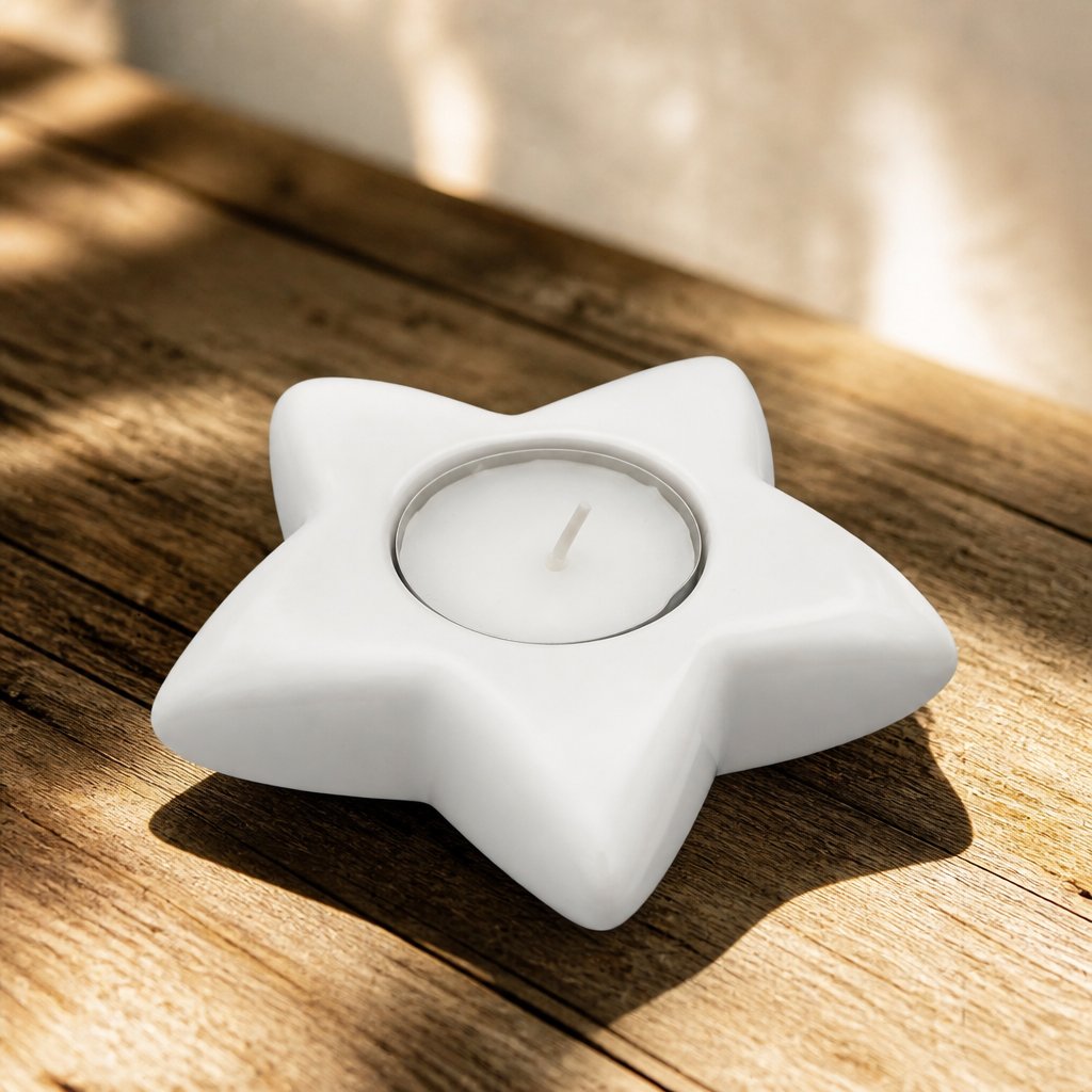 Candeliere design Stella - Bianco